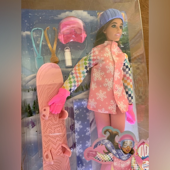 Barbie Snowboarder Doll with Pink Gear Careers You Can Be Anything New NIB - Picture 5 of 6